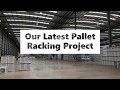 Racking solutions pallet racking project