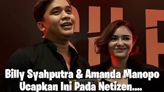Amanda Manopo Dan Billy Ucapkan Terima Kasih