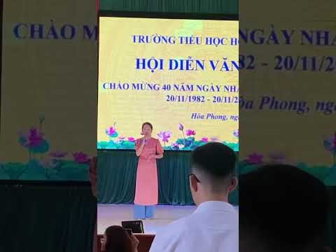 Lời tri ân | Short Thu Hà – Trường Tiểu học Hòa Phong – Hưng Yên | ST: Nguyễn An Đệ 2023 mới nhất
