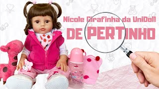 Conheça a Bebê Reborn Nicole Girafinha UniDoll BEM DE PERTINHO🔍