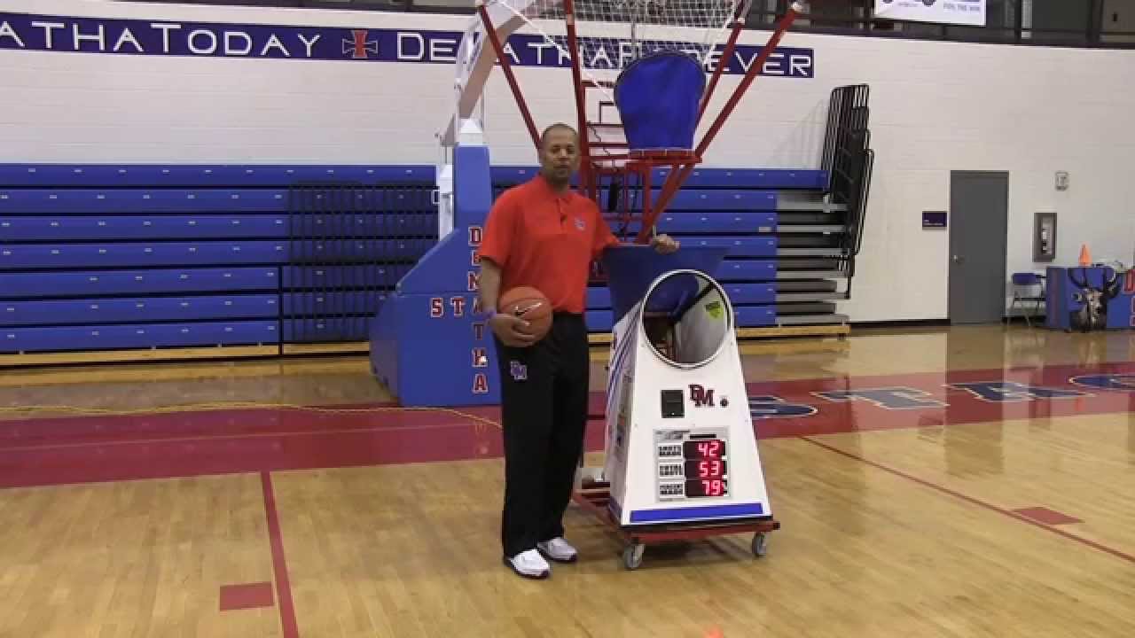 Shoot-A-Way Gun 8000  KBA Basketball Shooting Machine