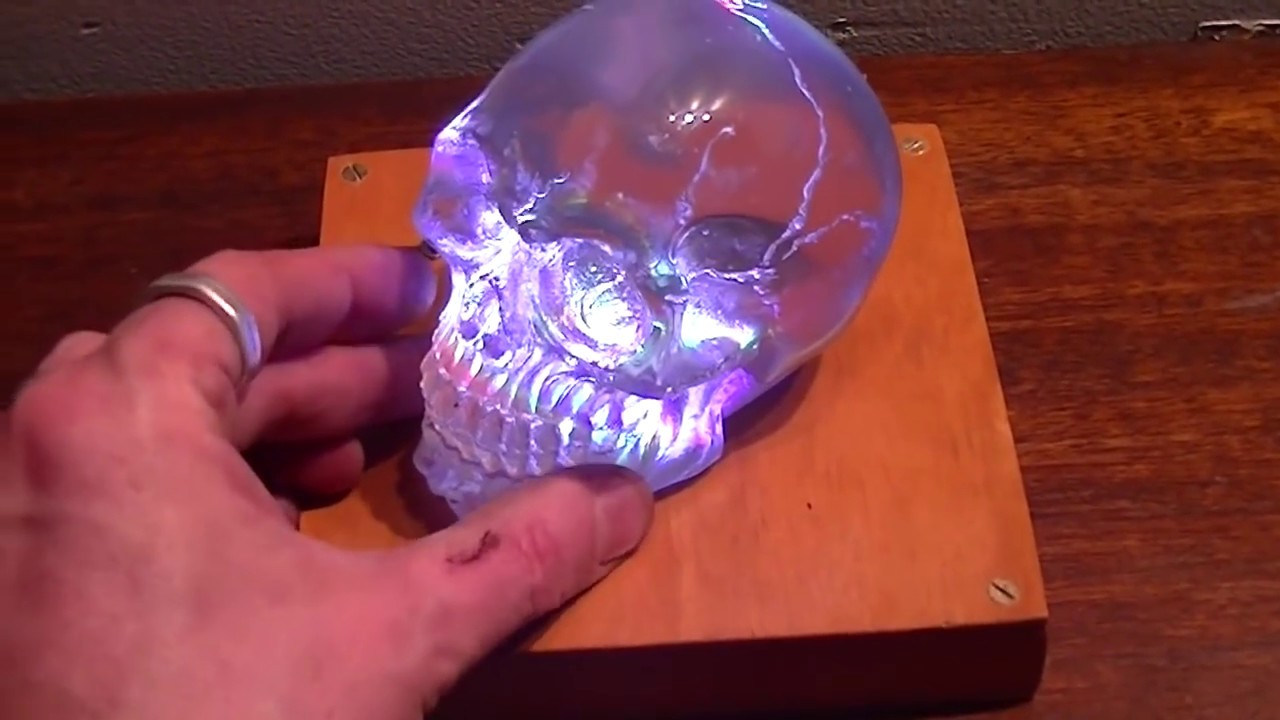 crystal skull led made from resin youtube led skull string lights