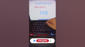 Down arrow symbol trick in ms word #shorts #shortvideo #shortfeed #shortsviral @ComputerTechnique-22