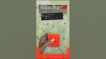 China flag in Rubik
