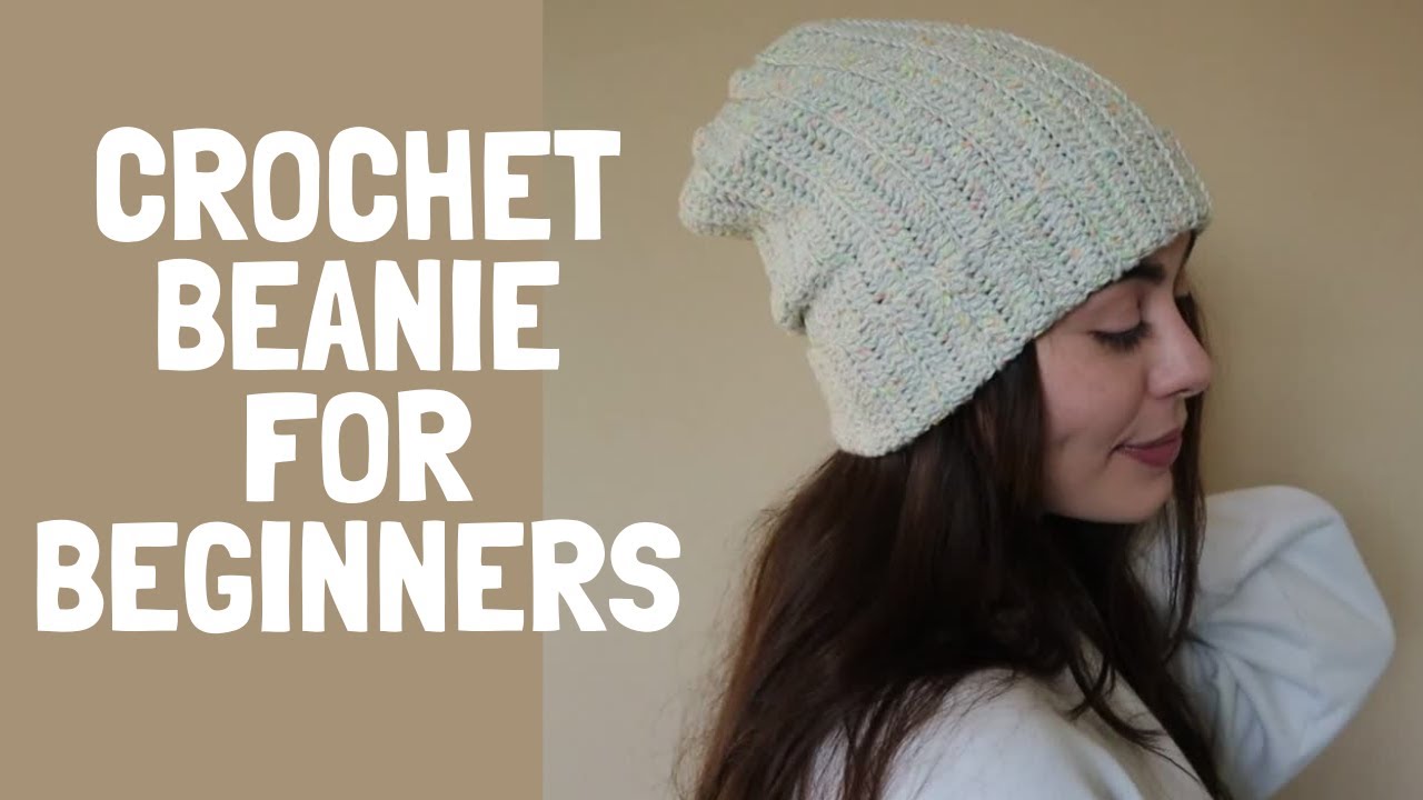 How to crochet a beanie / I love this cotton yarn brand 