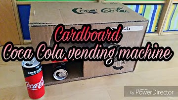 Cardboard Coca Cola vending machine |Ta Tube #tqk #vendingmachine #howtomake