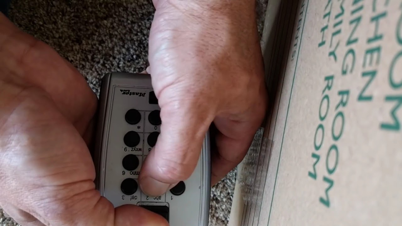 How to pick push button master lock realtor lockbox YouTube