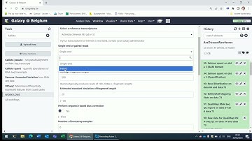 Bulk RNASeq: Kallisto in Galaxy