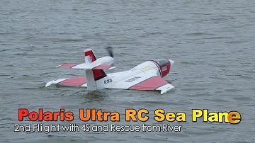 Polaris Ultra Sea Plane 2nd Flight with 4S Battery
