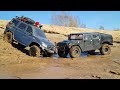 Вот как УАЗ унизил HUMMER H1 на бездорожье ... RC OFFroad 4x4