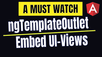 33. NgTemplateOutlet - Built-in Structural Directive With Use Case | Angular In Depth (Hindi)