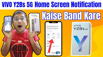 vivo y28s 5g me Home Screen Notification Kaise Band Kare | How To Turn Off Home Screen Notifications