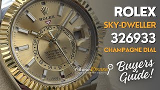 Rolex Sky-Dweller 326933 Champagne Dial Review & Buyers Guide | Chronofinder