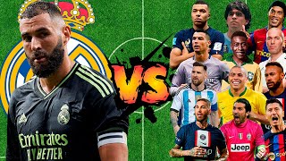 REAL MADRID Karim Benzema 🆚 50 LEGENDS 🔥⚽💪