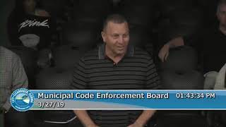 03-27-2019 City of Clearwater Municipal Code Enforcement Board - Florida Beach Government Corruption