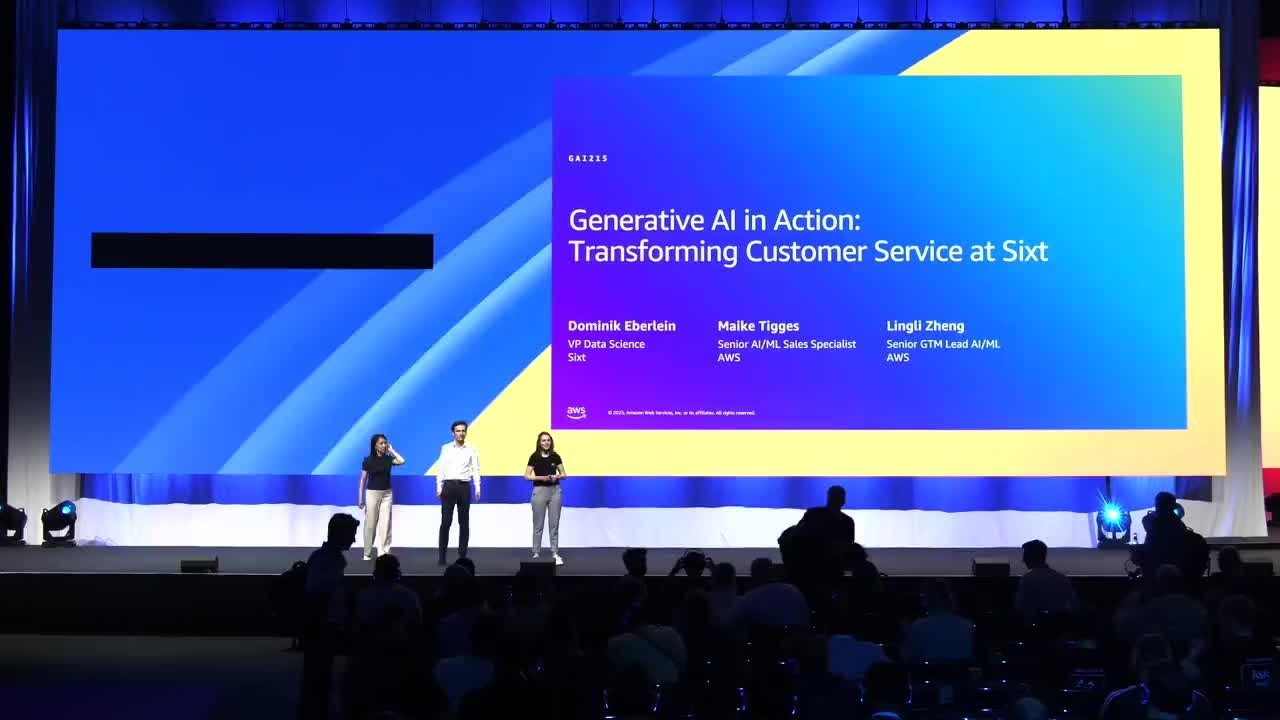 AWS Summit Hamburg 2025 - Generative AI in action - Transforming Customer Service at SIXT