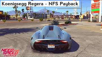 🔥 Koenigsegg Regera 🔥- Need for Speed Payback