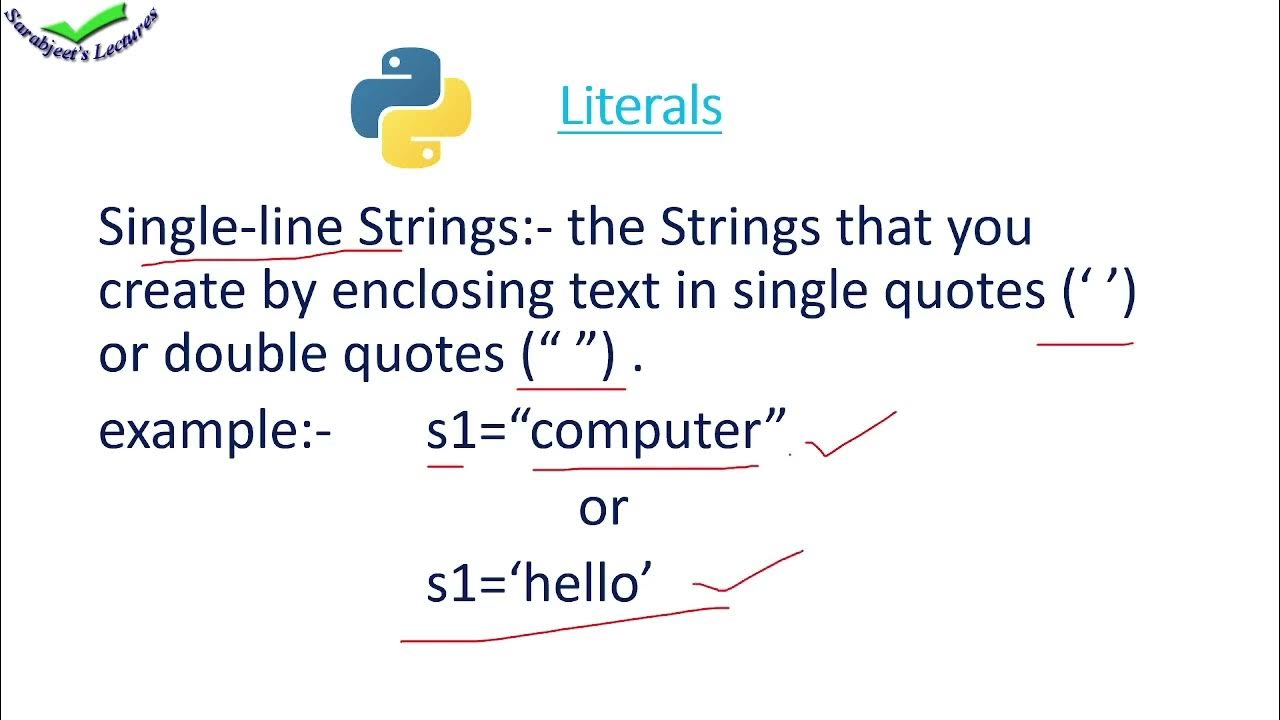 Literal In Python String Literals And Its Types And Example YouTube literal-in-python-string-literals-and-its-types-and-example-youtube