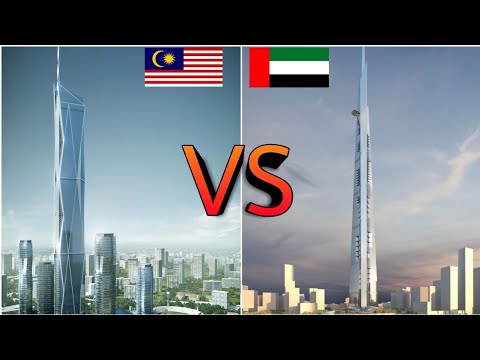 Jeddah Tower s PNB 118 Future Tallest Building Comparison #ShortVideo
