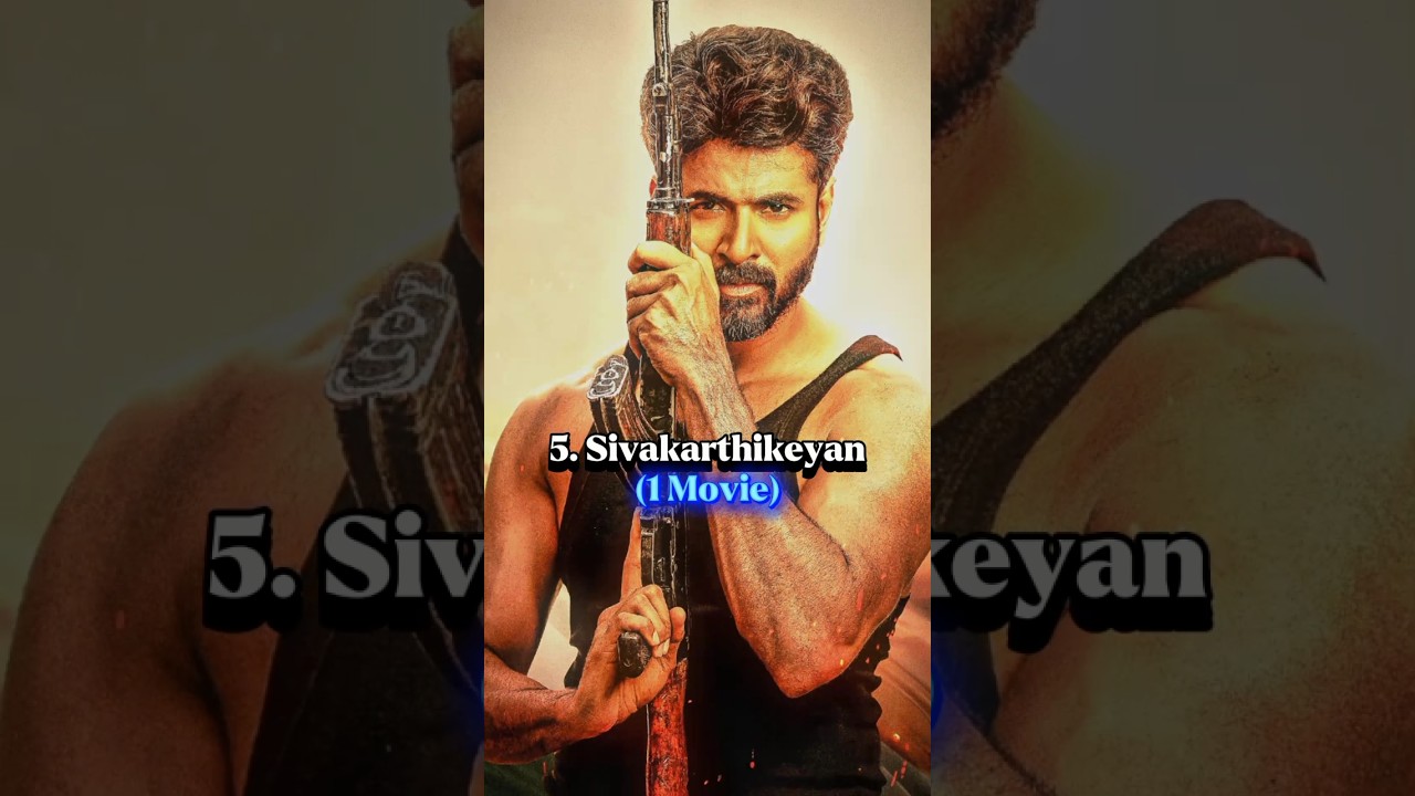 💥 🎬 Top 5 Tamil Actors With The Most 300 Crore Club Movies #TamilCinema #Kollywood #BoxOffice