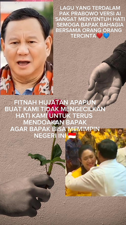 LAGU YANG TERDALAM AI VERSI PAK PRABOWO SUBIANTO❤️💙 #prabowo #prabowopresiden2024