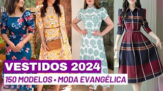 150 MODELOS DE VESTIDOS LINDOS E SOFISTICADOS | MODA EVANGÉLICA #modaevangélica #vestidos