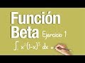 FUNCIÓN BETA │Ejercicio 1