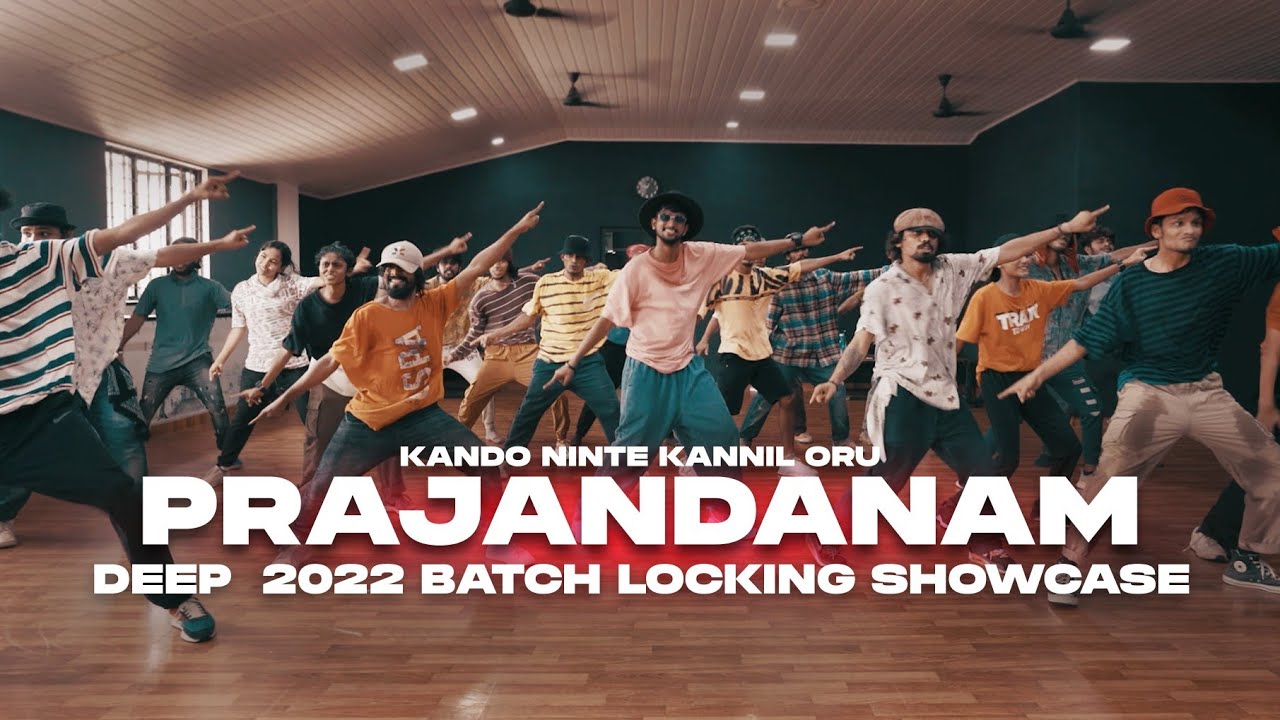 Kando Ninte Kannil   Locking Showcase  DEEP 2022 Batch  MMM Dance Fam