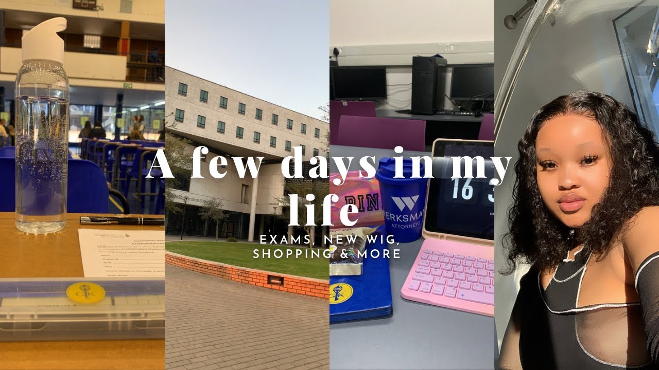 A few days in my life: exams, shopping, new wig, going home|| Law student