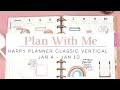 Plan With Me | Vertical Classic Happy Planner | Jan 4- Jan 10