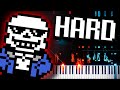 Megalovania Electro Swing Playable Version Piano Tutorial