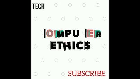 Computer Ethics intro...