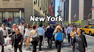 New York City Walk  6th Avenue Manhattan Street Walking Tour