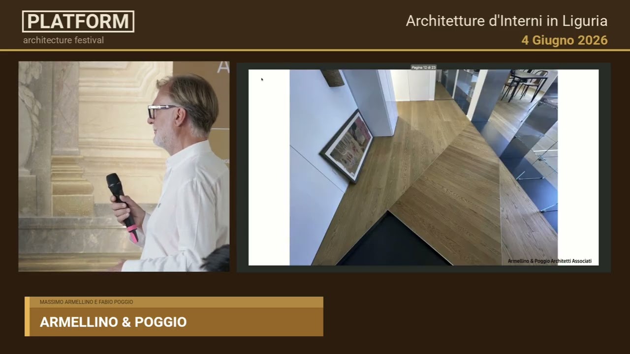ARMELLINO & POGGIO — Architettura d'interni in Liguria — 4 5 giugno 2026, Genova