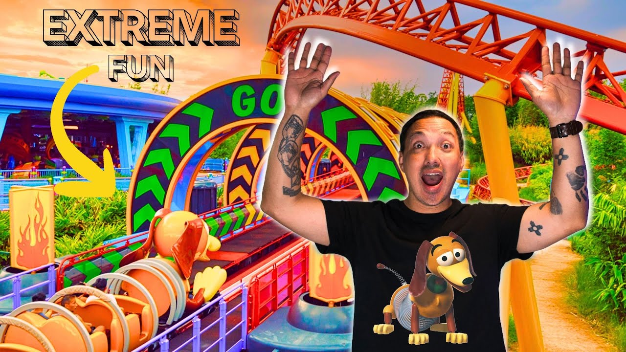 FIRST TIME Riding Slinky Dog Dash - Full Ride Experience!