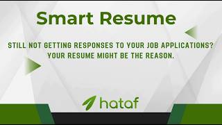 Hataf AI - Smart Resume