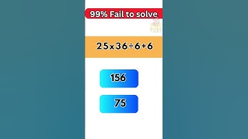 99% fail to solve this question #shorts #mathschallenge