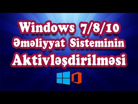 Video: Windows Sistemini Necə Aktivləşdirmək Olar