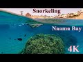 Снорклинг в Наама Бей. 4K Красное море. Snorkeling in Naama Bay, Red Sea, Sharm El-Sheikh, Egypt