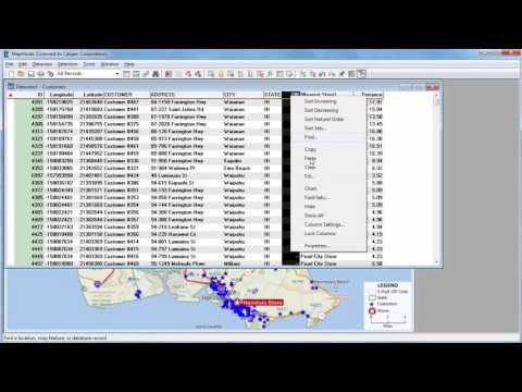 Maptitude 2016 map tagging, tagging map data, map overlay