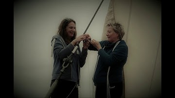 Rigging a topsail gaff-rigged schooner