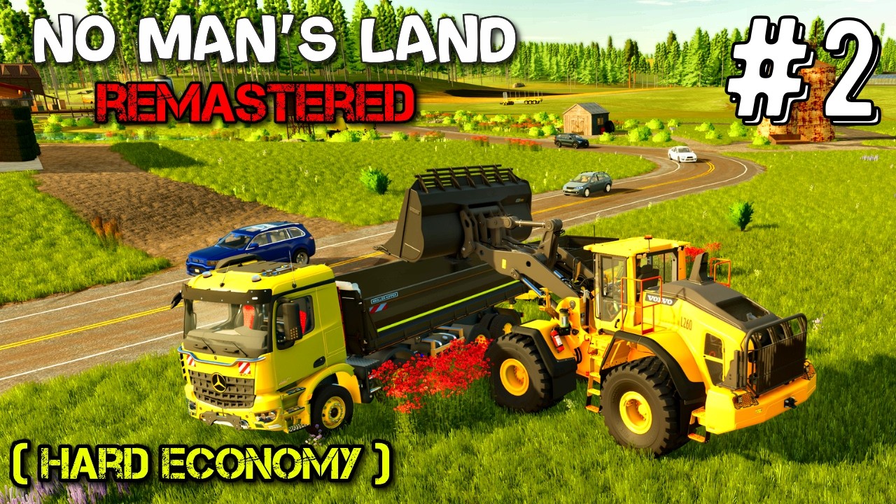 Карта «Ничейная земля» — Начальная ставка 0$ — Таймлапс, эпизод 2, Farming Simulator 25, геймплей...