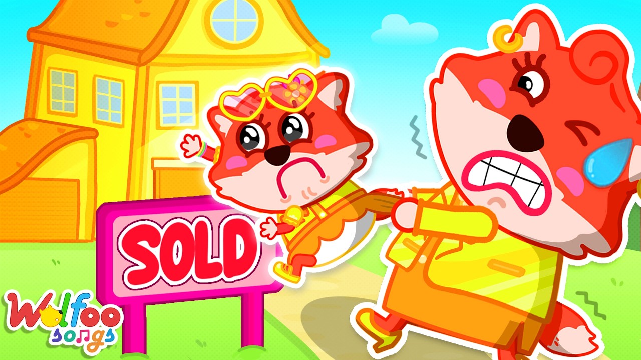 Mommy! I Don’t Want to Leave My Old House! 😭🏡 First Time Moving House | Wolfoo Song & Nursery Rhymes