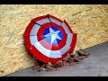 Homemade Heavy Duty FOLDING Captain America SHIELD !!!