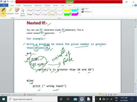 PYTHON TUTORIAL LECTURE - 22// NESTED  IF EXPLANATION &CODEING IN PYTHON(@EnhanceCodeLearning