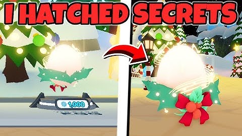 I Hatched MANY CHRISTMAS SECRETS After 1,000,000 YULETIDE EGGS In Bubble Gum Simulator INFINITY