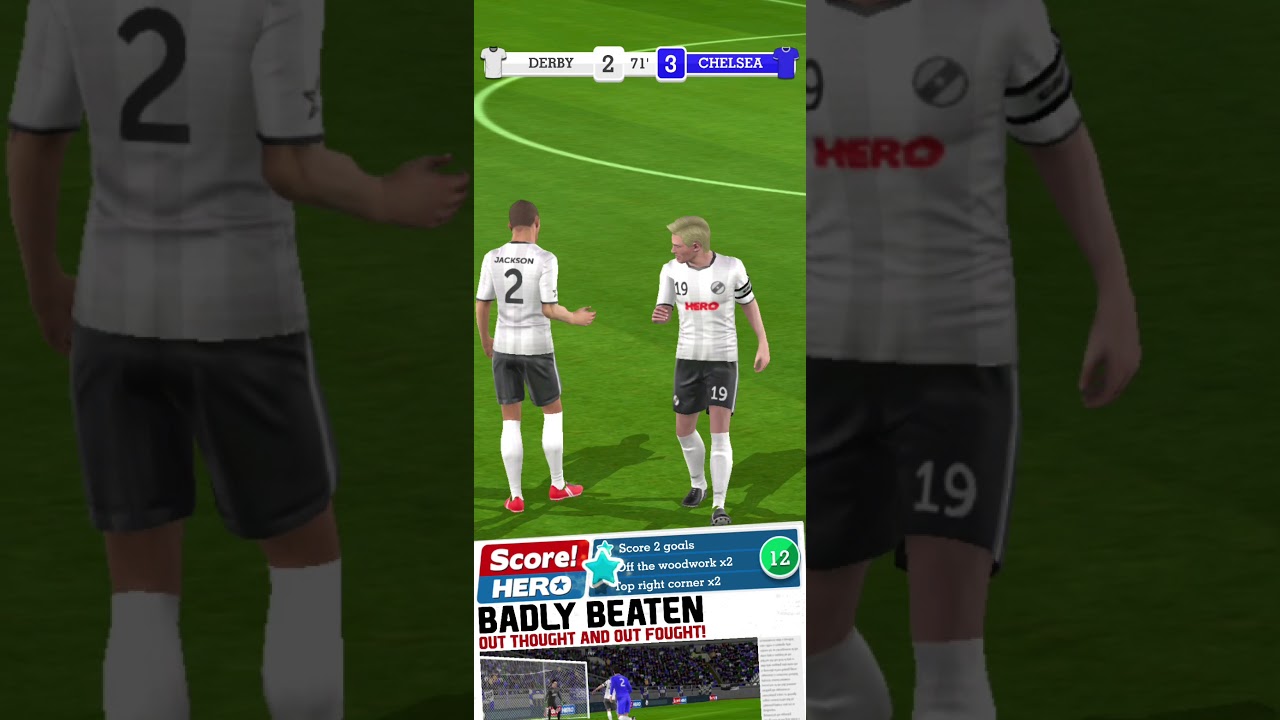 Score Hero Halloween Challenge Level-12 3 star