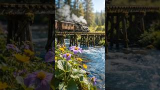 Better than the Real Thing? 🧐🚂 #miniatureworld #diorama #satisfying #asmr #modelrailway #modeltrain