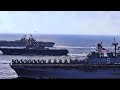 2 U.S. Aircraft Carriers Philippine Sea • China Responds