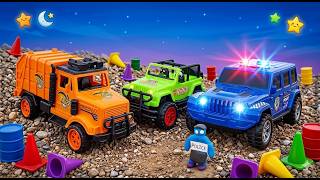 Loading Truck and Unloading with accident and Police